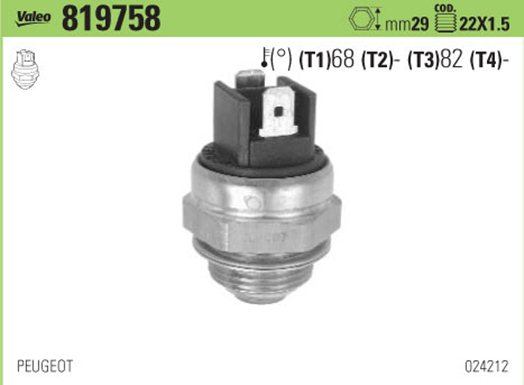 VRN TS6993 Fan Müsürü (Valeo 819758) 68-82 C 131/R9/J9