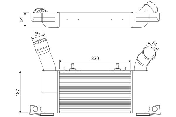 VAL-822910 Turbo Radyatoru Pajero Iv