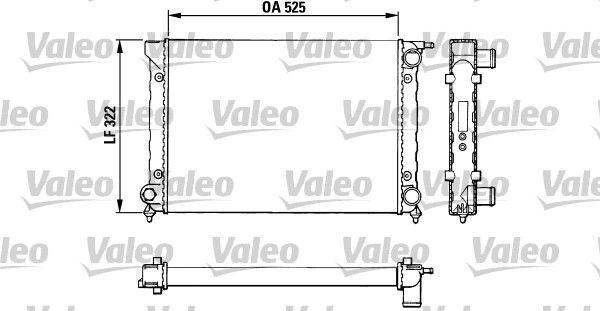 VAL-883727 Radyator Jetta Ii
