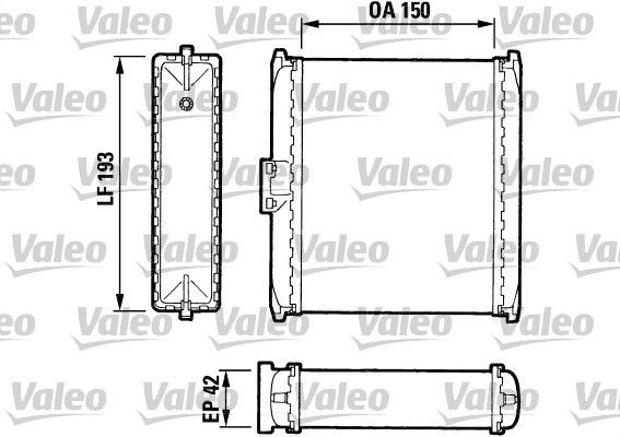 VAL-883737 Kalorifer Radyatörü 504 Ld/Gld/Grd/Srd