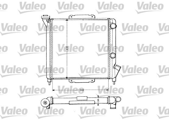 KLR-0504122AL Radyator Su 2 Sira Al / Pl ( Renault   R11 Txe )