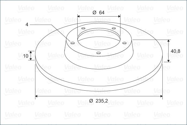 VAL-197777 Fren Diski X2 Mits Lancer V/Colt Iv Rr