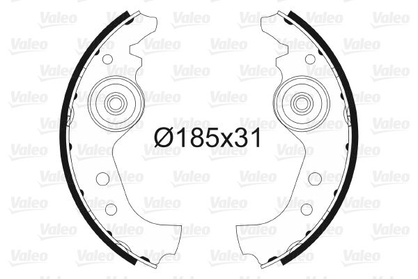 VAL-562761 Pabuclu Balata Arka Uno 60 91-04