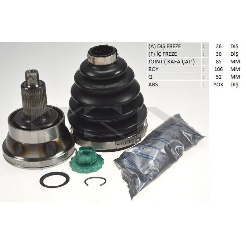 GKN GKNJ20701 Ortak Kit Tahrik Mili