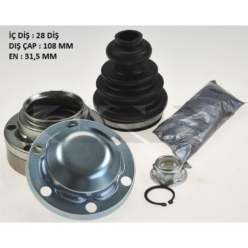 VW-5035 Aks Kafasi Sol On Ic 28x32x108 Volkswagen Transporter V (7ha,7hh,7ea,7eh) 1.9 Tdi 2003-2011