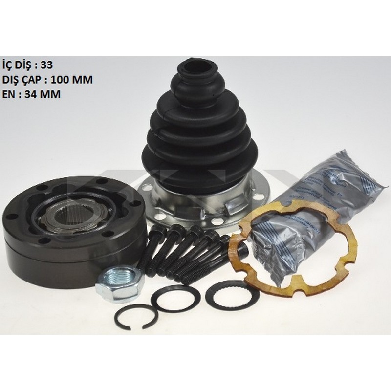 SNR IJK54012 Aks Kafasi Iç 302261 / 301106 Golf2-Golf3-Golf4-Golf5-Jetta-Passat-A3-Toledo-Leon