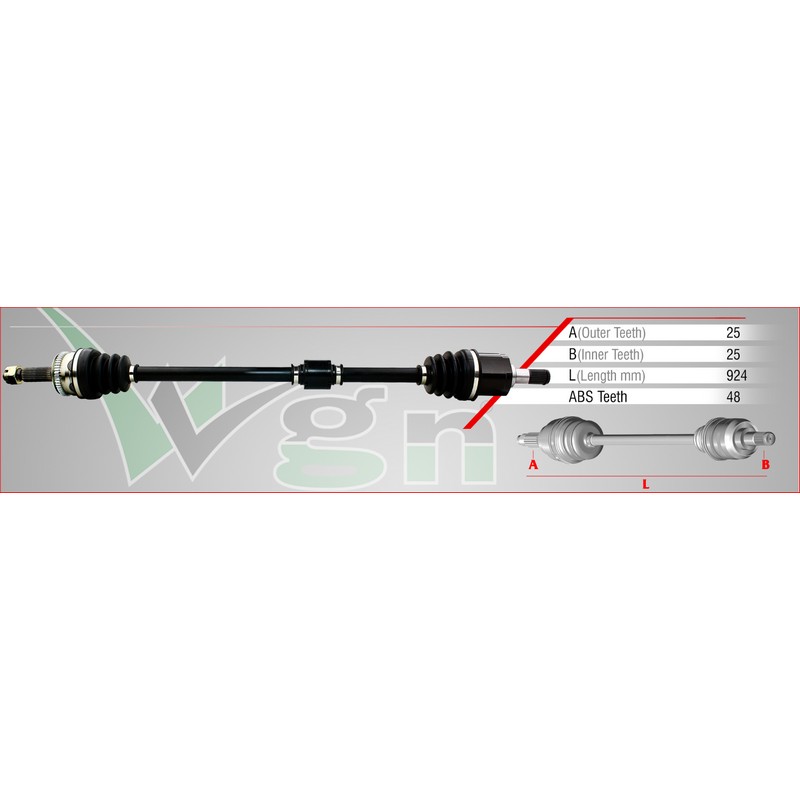 UNI-495001E050 Aks Komple On Sol Hyundai Accent Era 2006-2012