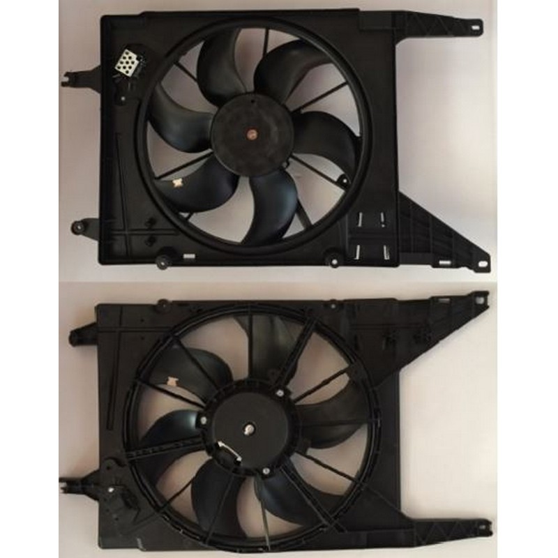 25-3509 Fan Motoru Su Radyatoru Davlumbazli Tekli Fanli Rezistansli Dacia Logan (Ls) 1.5 Dci 2004-2012