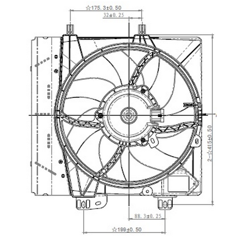 PSA-9829774580 Motor Fani