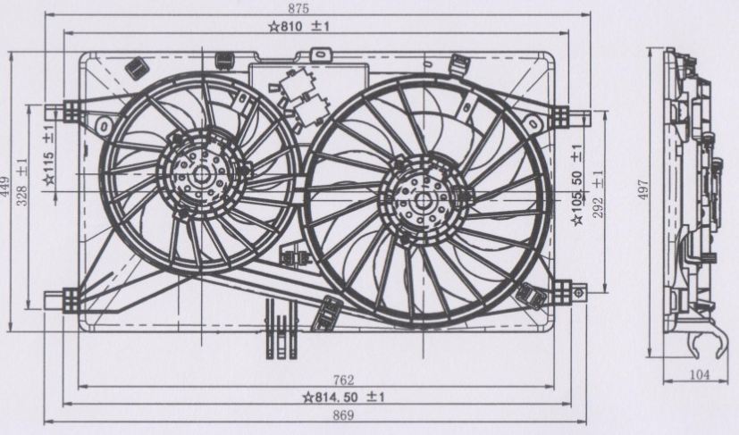 PSA-93197574 Fan Motoru