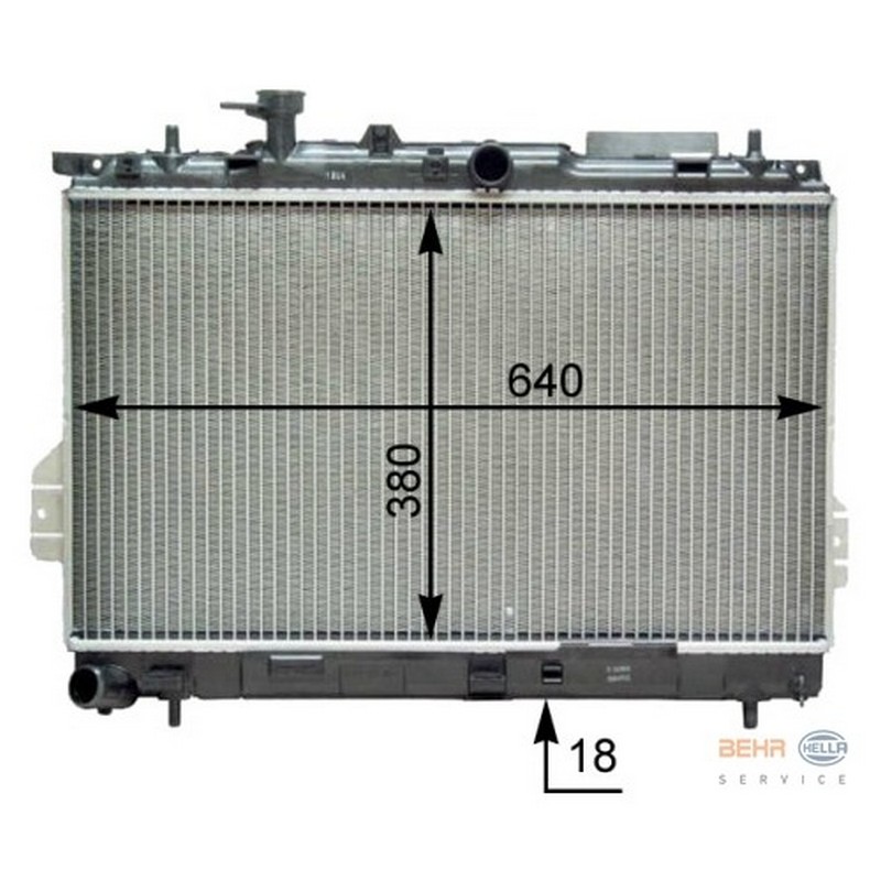 16-2174B Su Radyatoru Brazing Hyundai Matrix 1.6 M-T 2001-2010