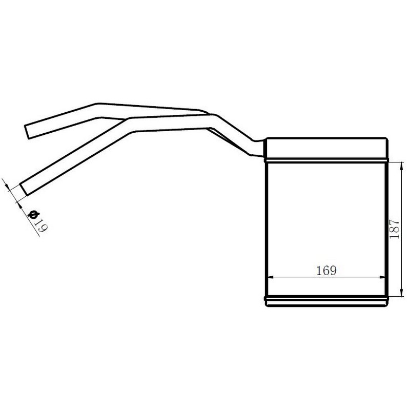 KALE.İ355125 Kalorifer Radyatörü  Ford C-Max / Focus Iii / Transit / Tourneo Connect Heater Core