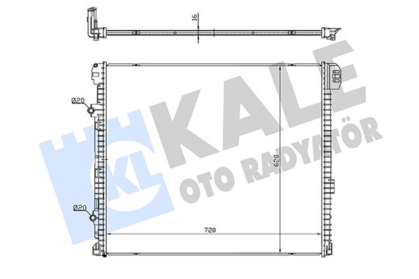 NIS-606979 Su Radyatoru Vw Crafter