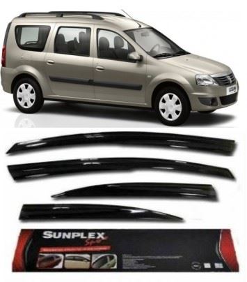 SUNPLEX SP-S-27 Cam Rüzgarliği Dacia Logan Mcv 13-19 Sport Style Station Wagon 4 Pc